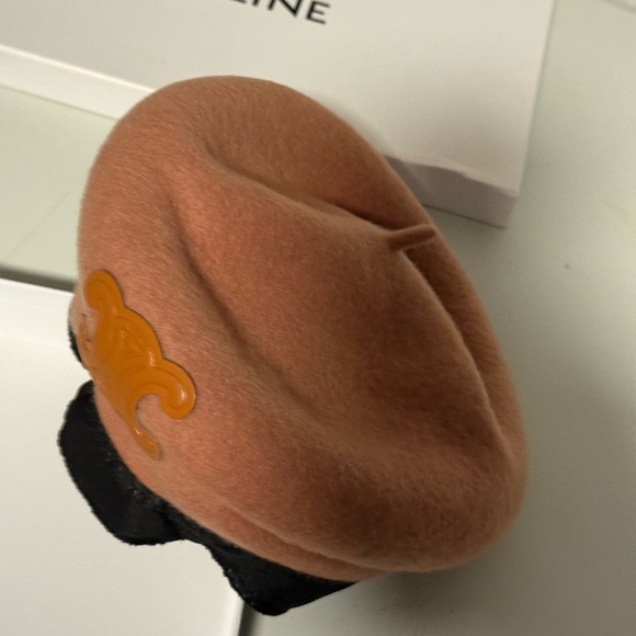 Tan and Black Hat with Logo - Picture 2 of 5